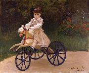 Claude Monet Jean Monet on his Hobby Horse France oil painting artist